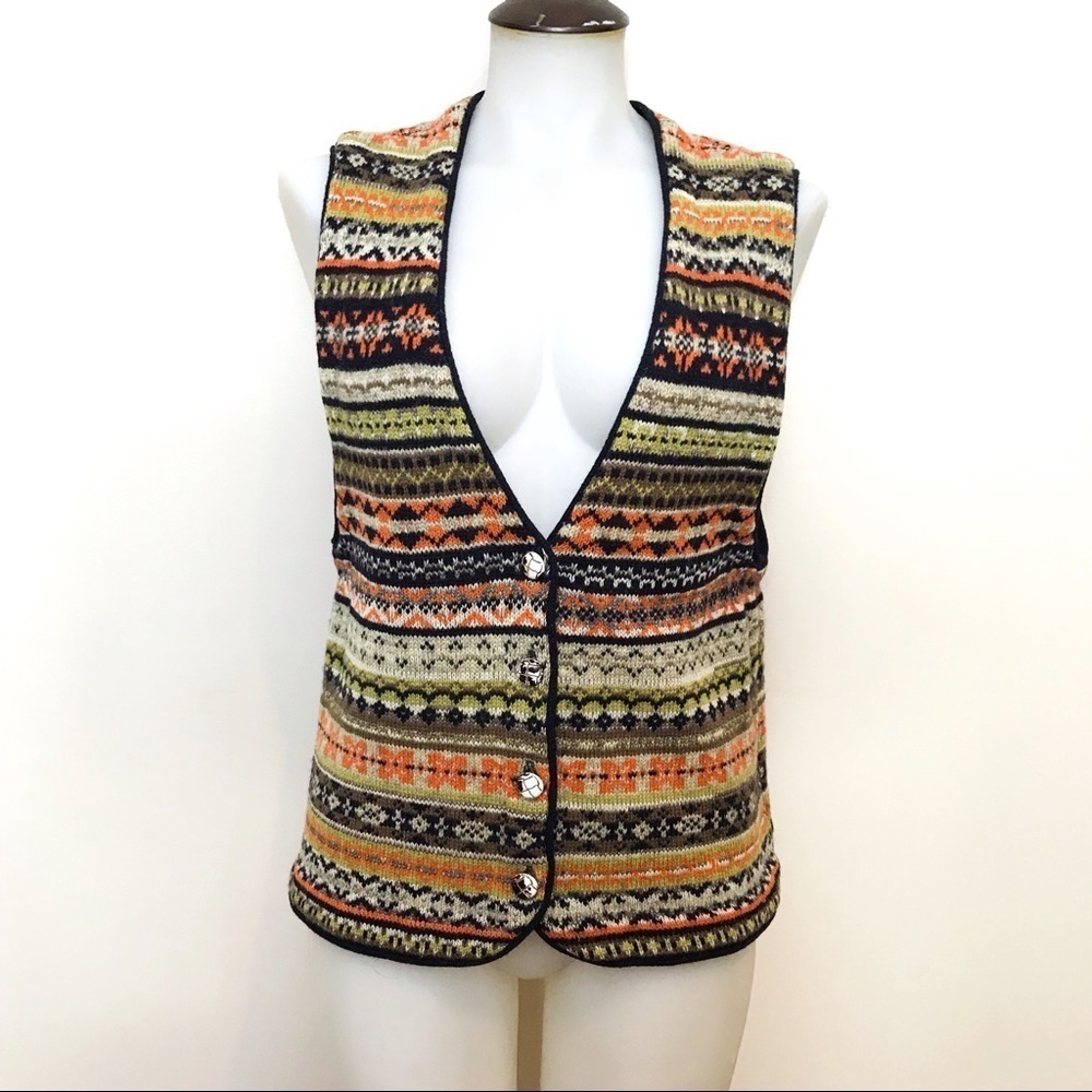 Vintage Fair Isle Sweater Vest 🌻 - Picture 1 of 4